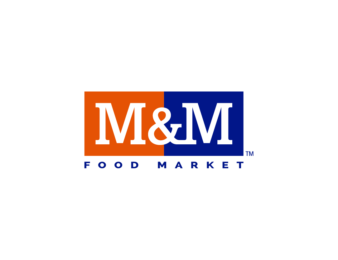 The M&M Food Market logo.